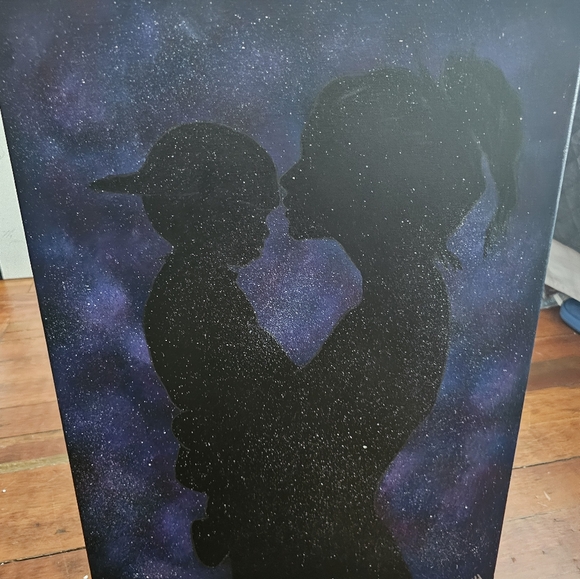 18x24 "You are my world" painting - Picture 2 of 3